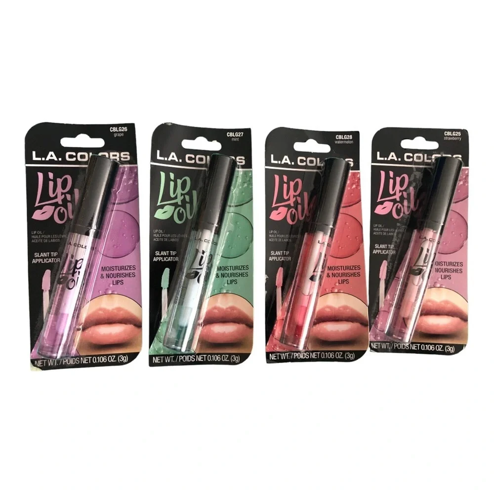 2pk moisturizing‎ & nourishing lip oil bundle- grape mint watermelon strawberry